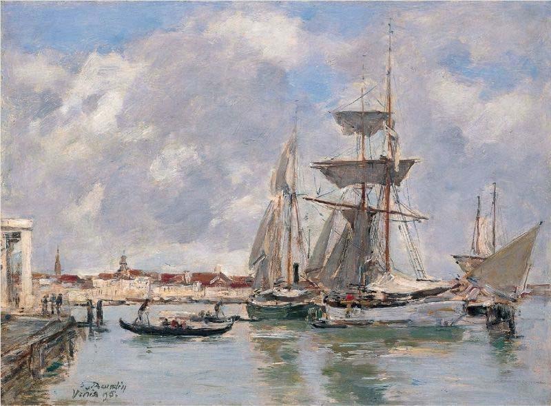 Eugene Boudin Venice, The Grand Canal oil painting image